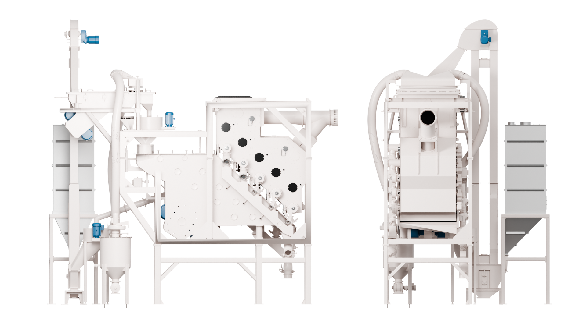 Continuous Breaker Winnower 3d rendering of Continuous Breaker Winnower