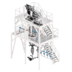 3d rendering of TFL Thin Film evaporator Liquor