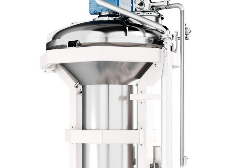 3rd rendering side view of a TFC Thin Film evaporator Compound
