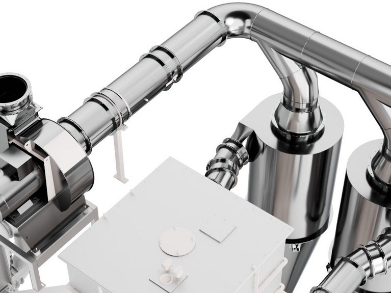 3d rendering of Continuous Roaster Louver