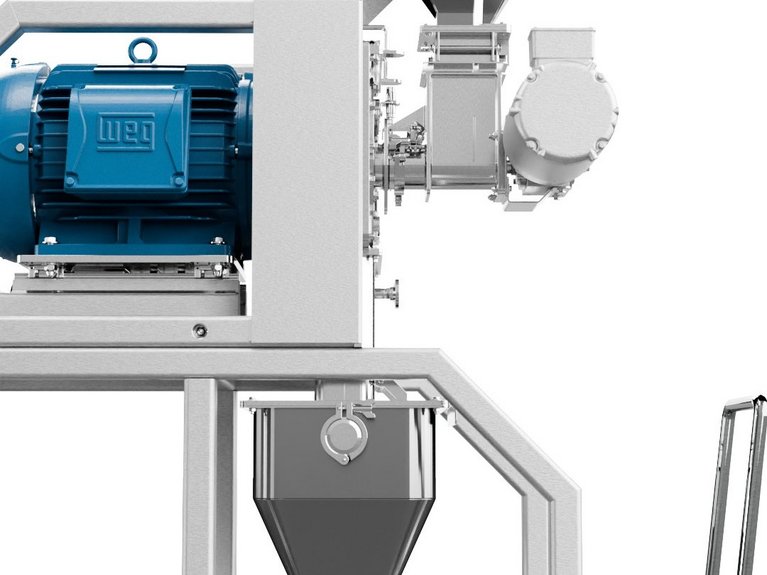 3d rendering of NBM Nut Butter Mill