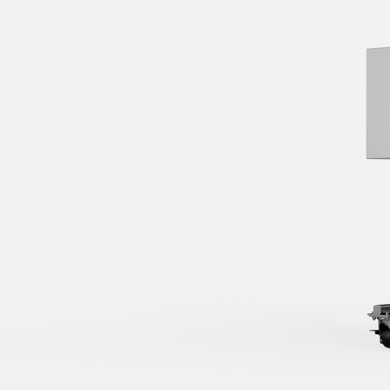 M320 Magnum Nut Coater 3d rendering side view of M320 Magnum Nut Coater