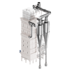 3d rendering of Continuous Roaster Louver