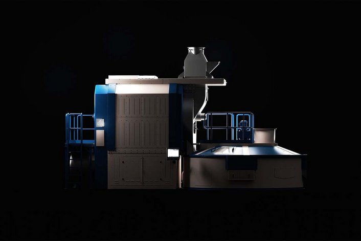 Picture of a Probat Neptune 4000 roaster