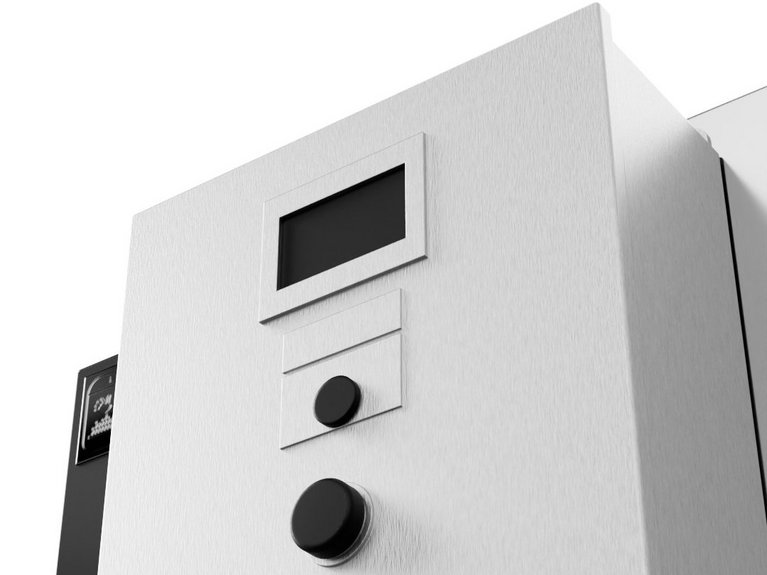3d rendering side view of M320 Magnum Nut Coater
