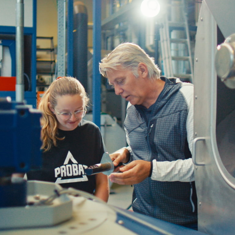 Training at the PROBAT factory.png PROBAT employees at work in the training workshop