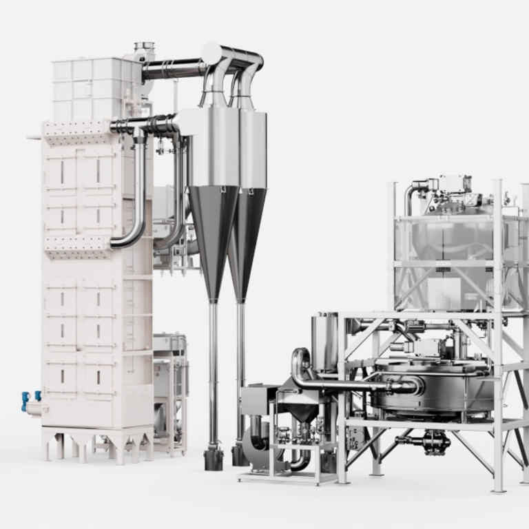 CCL Continuous Conditioner Louver / BDB Batch DeBacterizer 3d rendering side view of CCL Continuous Conditioner Louver / BDB Batch DeBacterizer