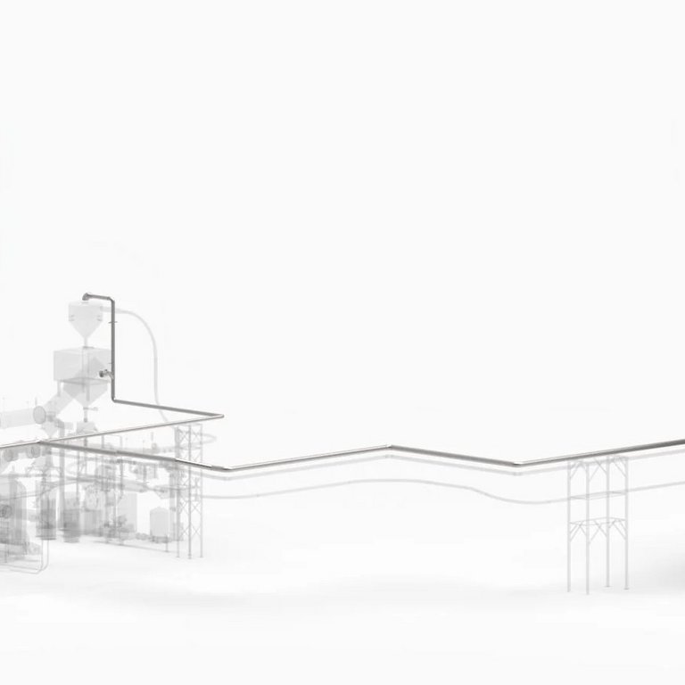 Dust Extraction for Filtering of process air in green coffee transport image of dust extraction within a plant