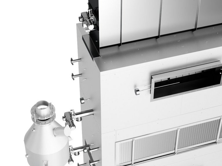 3d rendering of MDB Microbatch DeBacterizer / CCS Continuous Conditioner Shaft