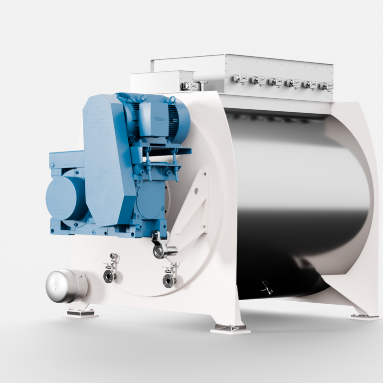BCS Batch Conche Single shaft 3d rendering side view of BCS Batch Conche Single shaft
