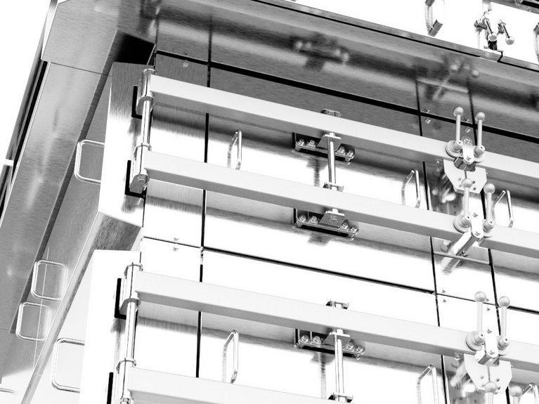 3d rendering of Log5 Continuous Pasteurizer