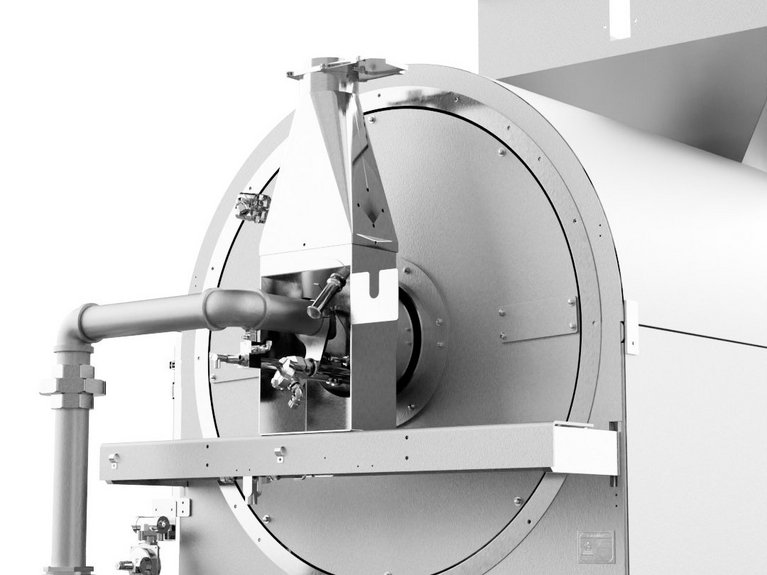 Rendering of Horn Peanut Batch Roaster