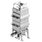 3D rendering of Log5 Continuous Pasteurizer