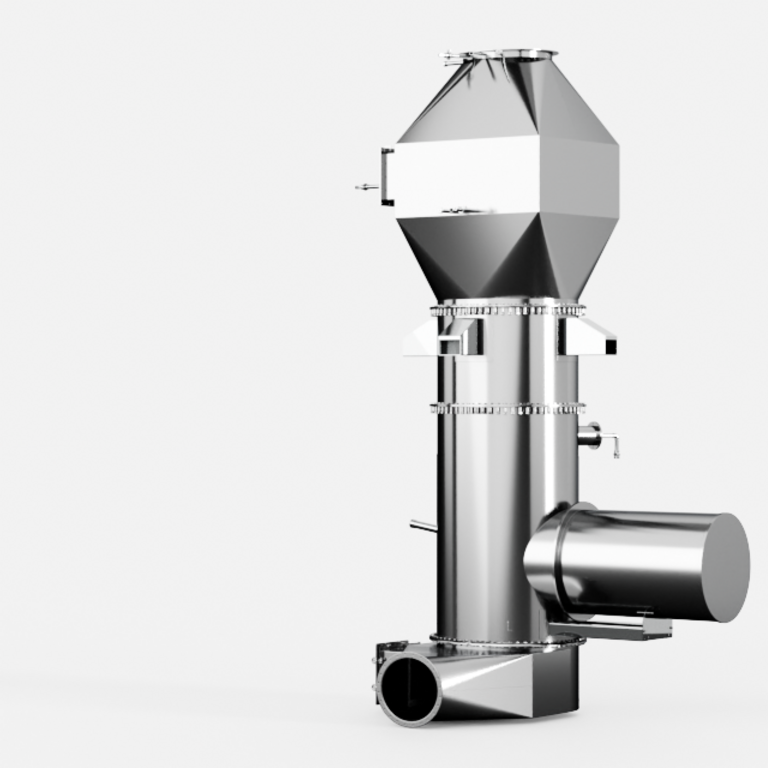 TVR / NVK / LN 3d rendering of TVR / NVK / LN for Purification of roasting exhaust air