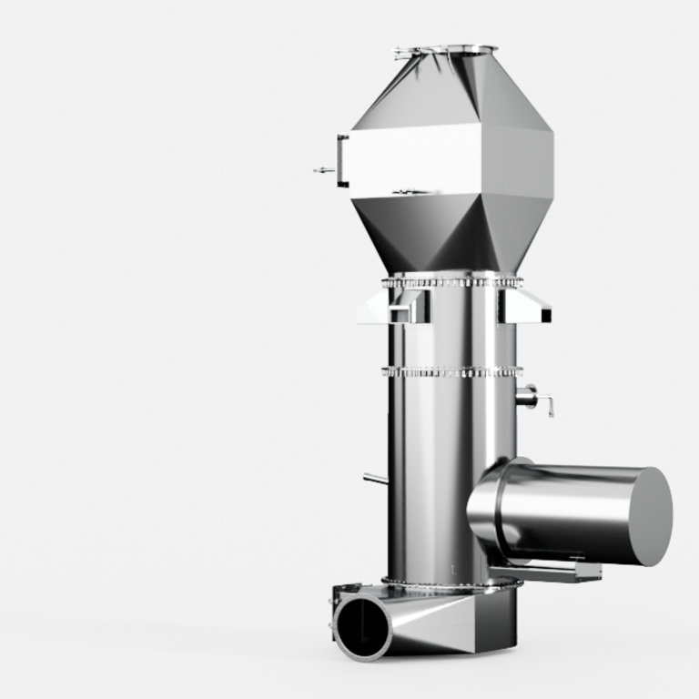 TVR / NVK / LN 3d rendering of TVR / NVK / LN for Purification of roasting exhaust air