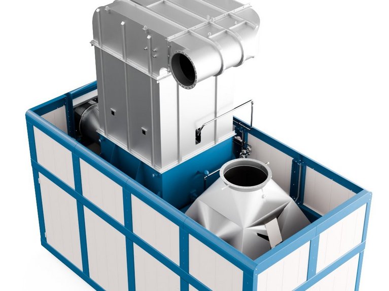 Aerial Rendering of Jupiter Series Coffee Roaster
