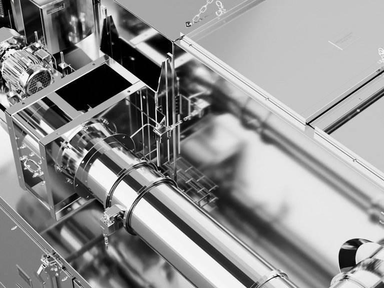 3d rendering of Continuous Roaster Belt