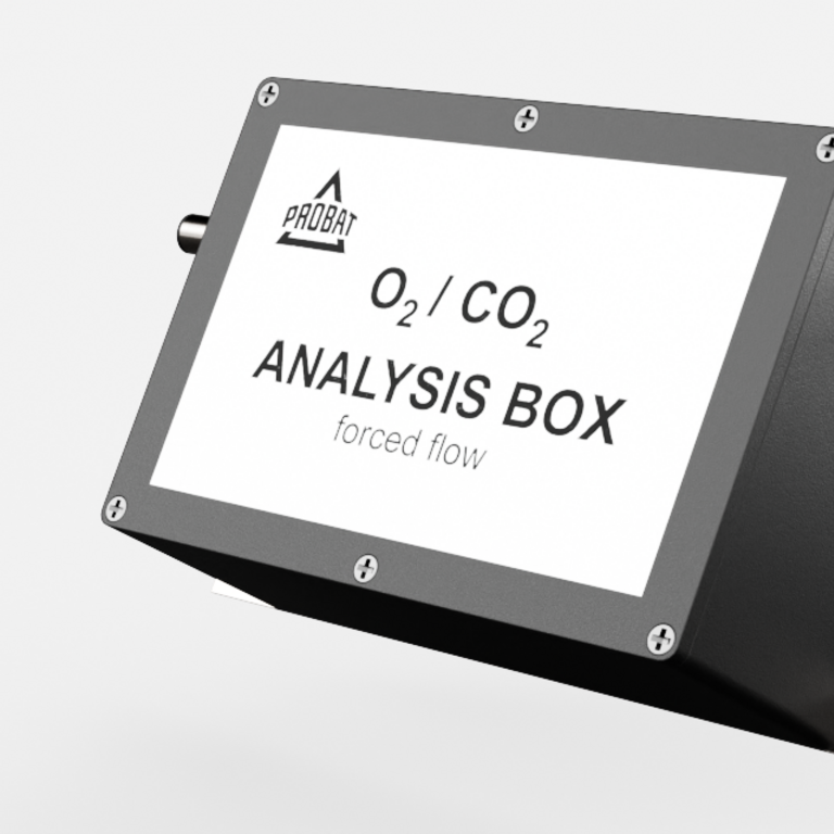 Ground Coffee Degassing CO2 Analysis Box Ground Coffee Degassing CO2 Analysis Box alternative side view