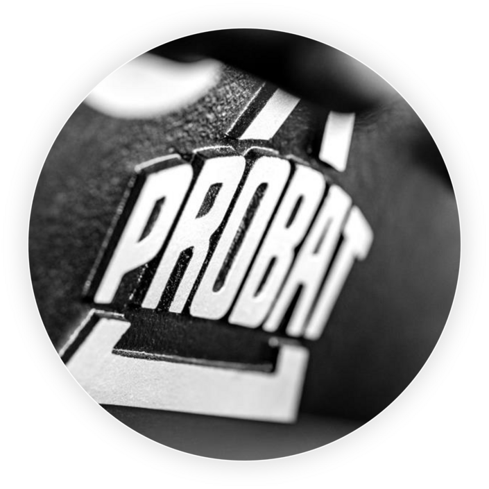 Probat logo on machine